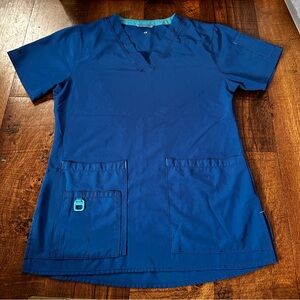 Carhartt Royal Blue Scrub Top